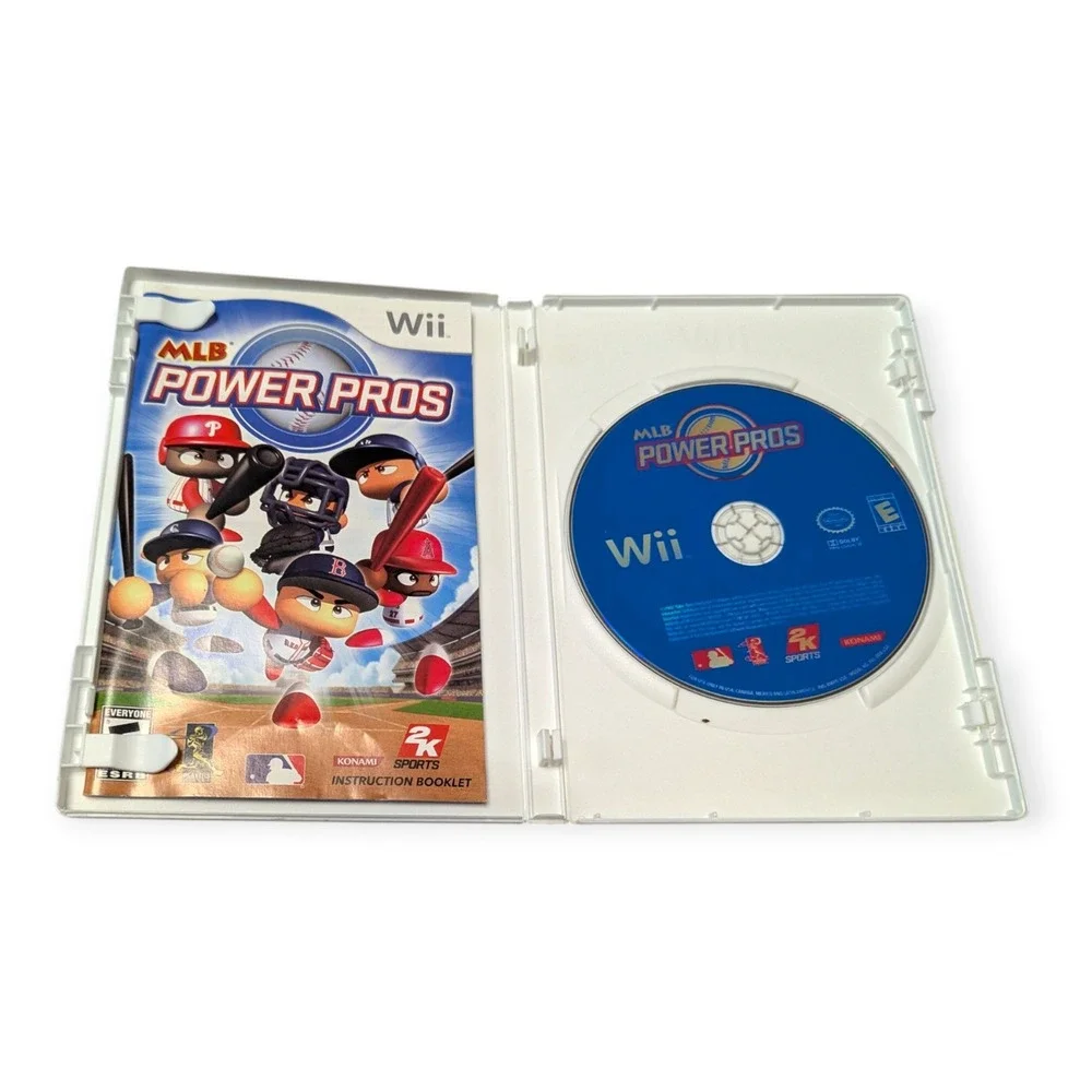 MLB Power Pros Nintendo Wii 2K Sports Baseball Game Complete CIB Konami 2007